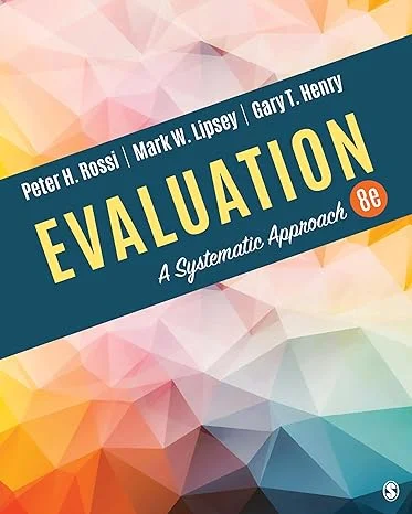 Evaluation: A Systematic Approach, 8th Edition, hardcover (ISBN 978-1506307886) book