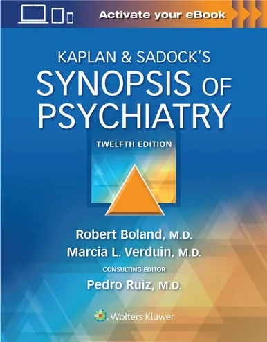 Kaplan & Sadock’s Synopsis of Psychiatry, 12th North American Edition, paperback book cover
