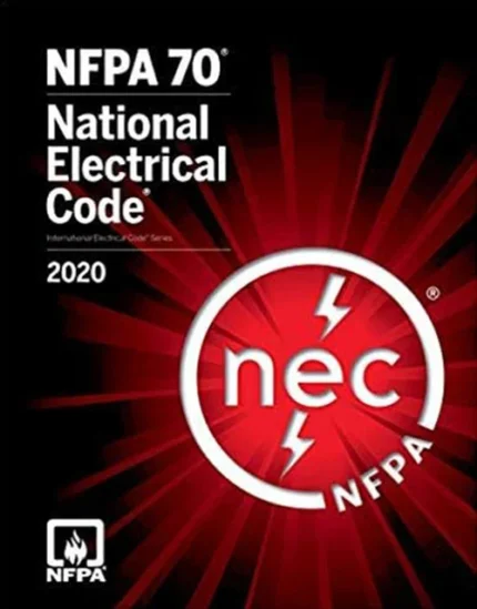 NFPA 70 National Electrical Code 2020 Edition paperback, reference book for electrical safety standards and code compliance
