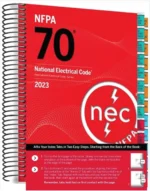 NFPA 70 National Electrical Code (NEC), 2023 Edition, Spiral Bound with Index Tab book